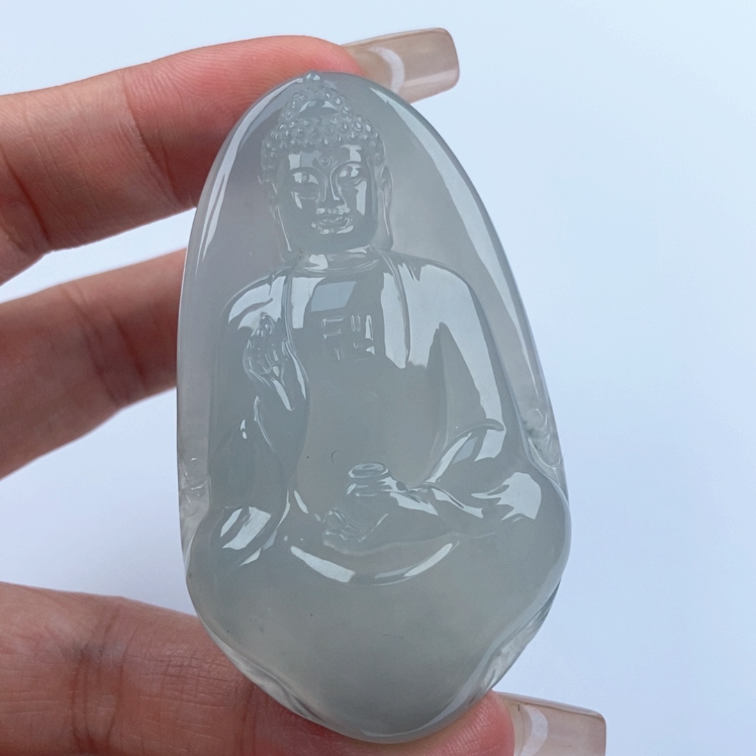 翡翠颈饰未镶嵌阿弥陀佛