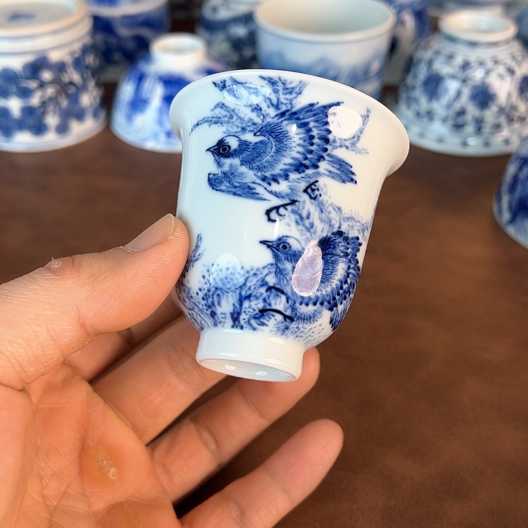 杯景德镇全手工手绘陶瓷