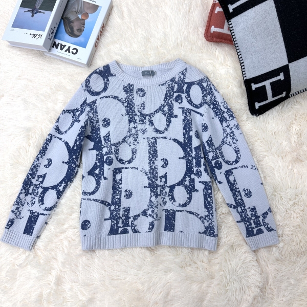 妃鱼/迪奥/丝缎、羊毛、亮片/毛衣/95新/z零一三一