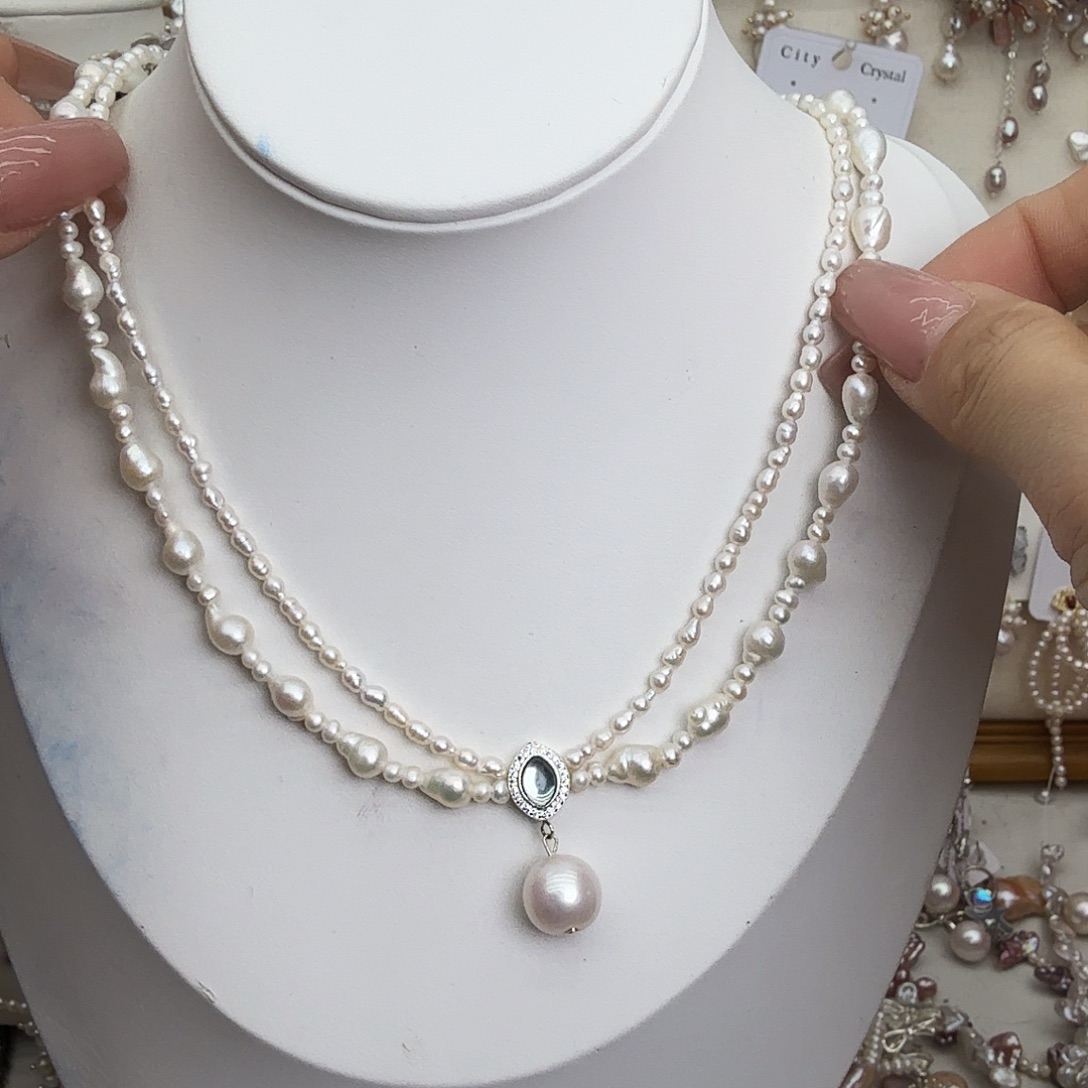 淡水珍珠未镶嵌颈饰