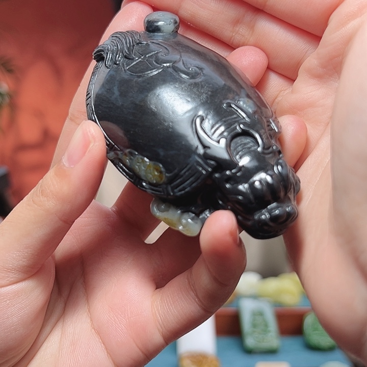 ****坛和田玉未镶嵌颈饰