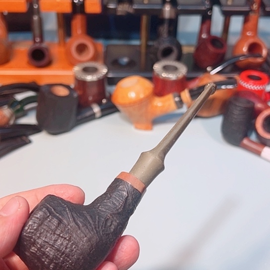 s****戏意大利石楠木手工烟斗一款