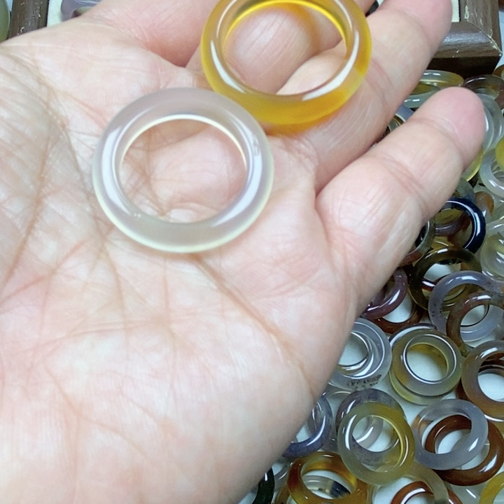 未镶嵌戒指玛瑙/玉髓尹*胖不退不换