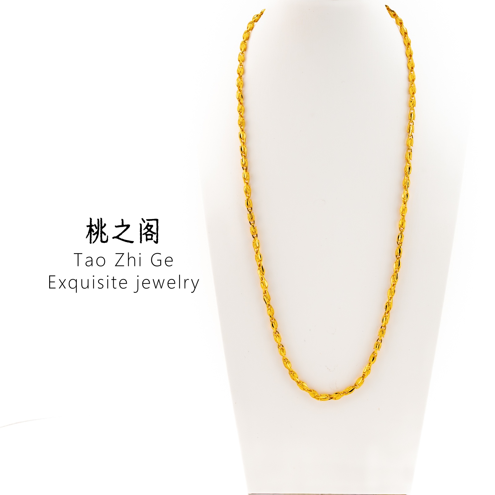 铜合金项链 凤眼链AX1025