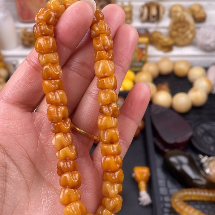 驼骨其他骆驼骨雕刻百香籽手持10