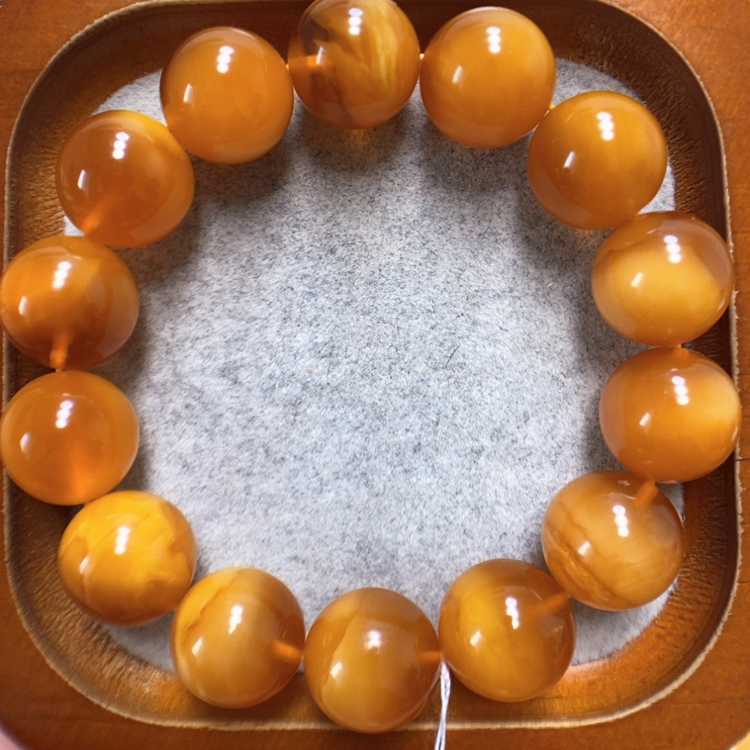 蜜蜡手串未镶嵌蜜蜡