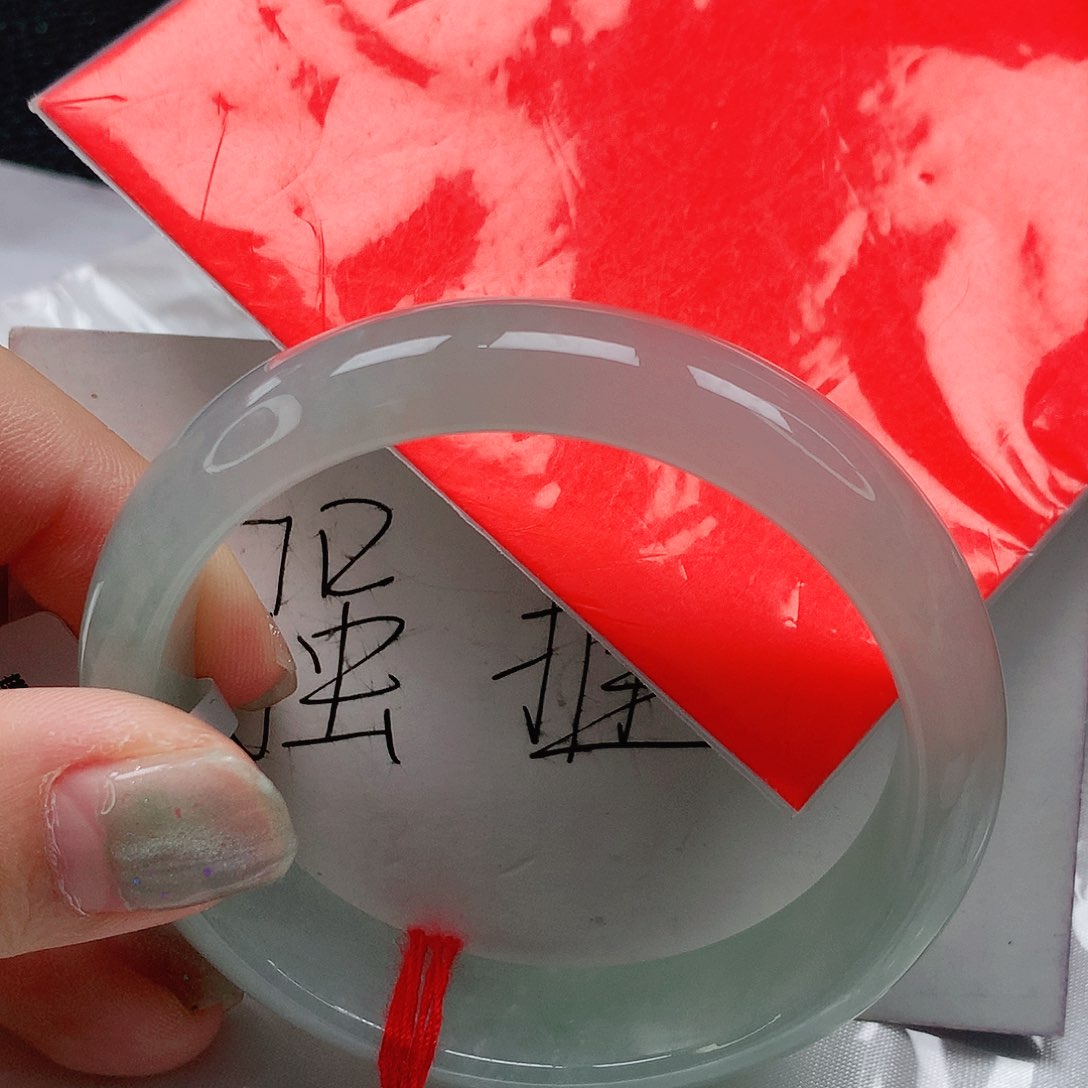 翡翠手镯未镶嵌54圈缅甸天然A货