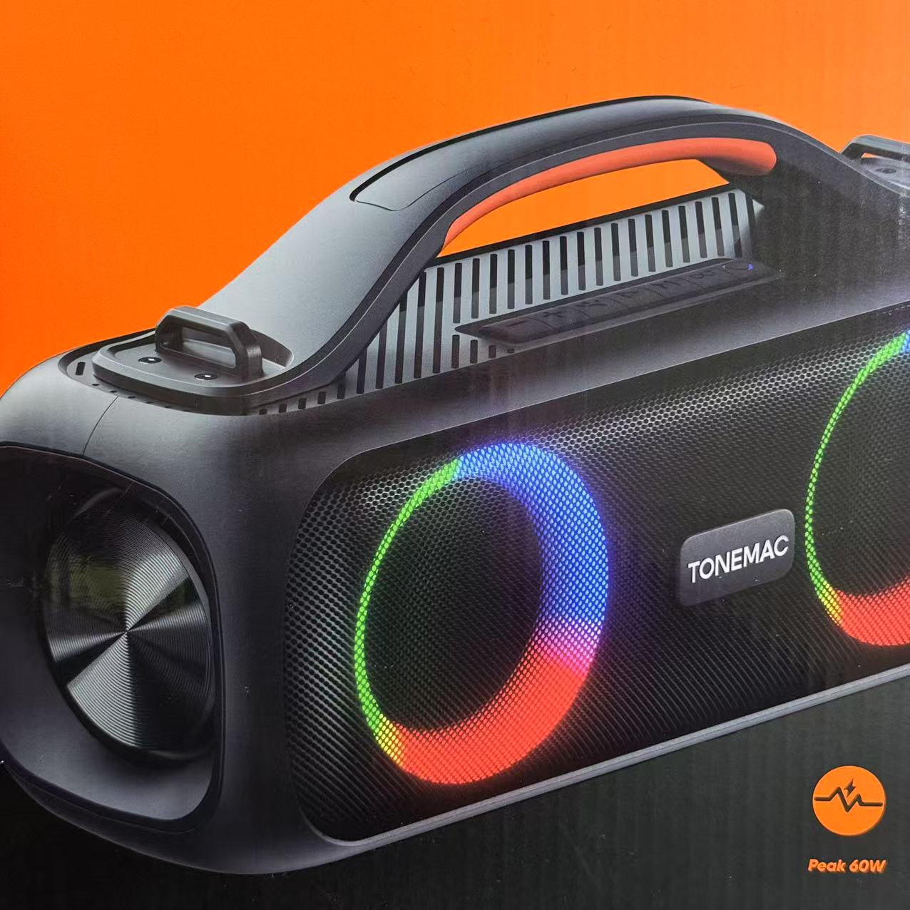 【按照主播讲解拍】TONEMAC PARTY BOX 手提低音户外音响