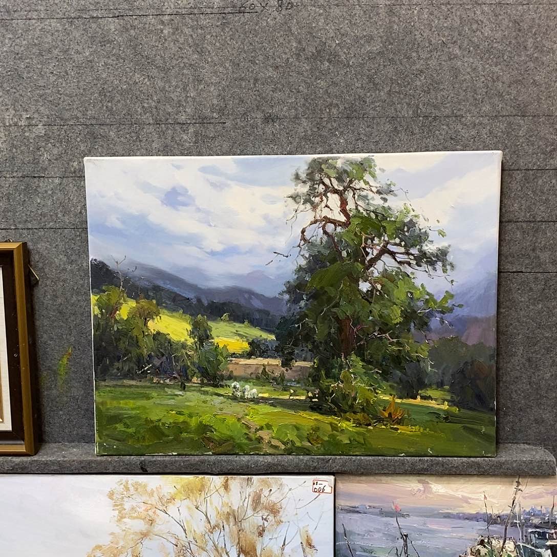 油画大*风景画芯尺寸60x 80 c m