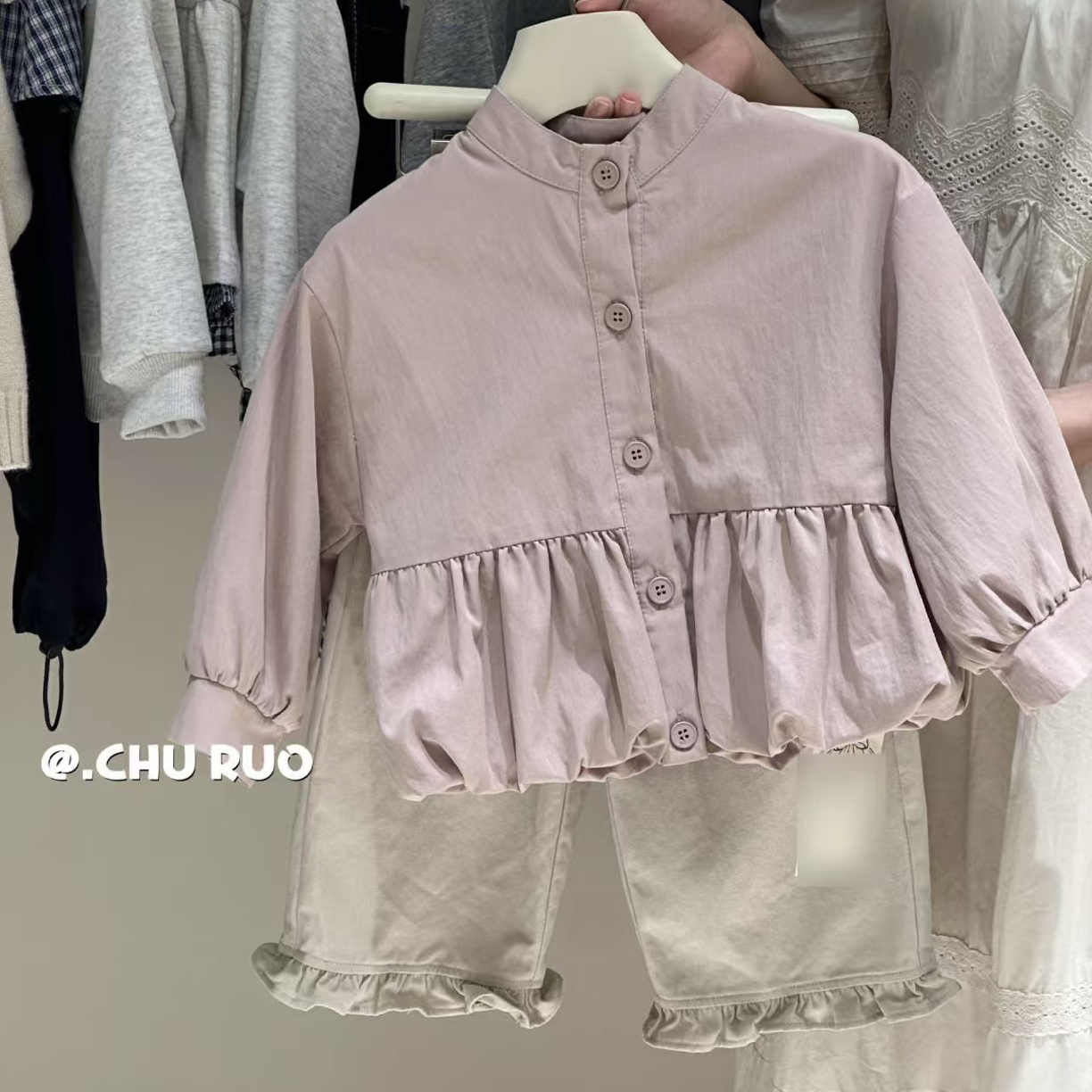 【小里物童品】韩版女童春秋款外穿上衣2025女宝宝休闲长袖外套 