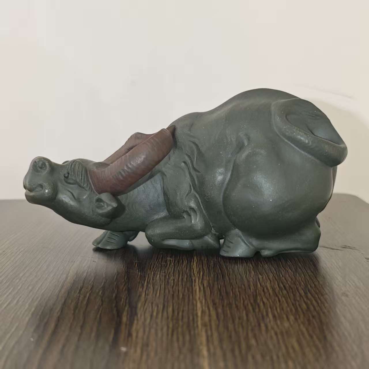 【精品紫砂】-lot012-孺子牛-老青段-高水波-