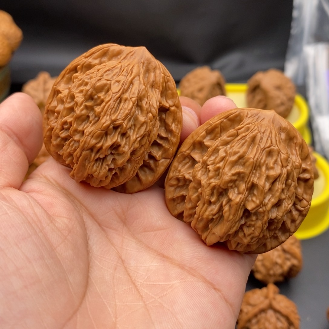 桃核吊坠42麦穗虎头