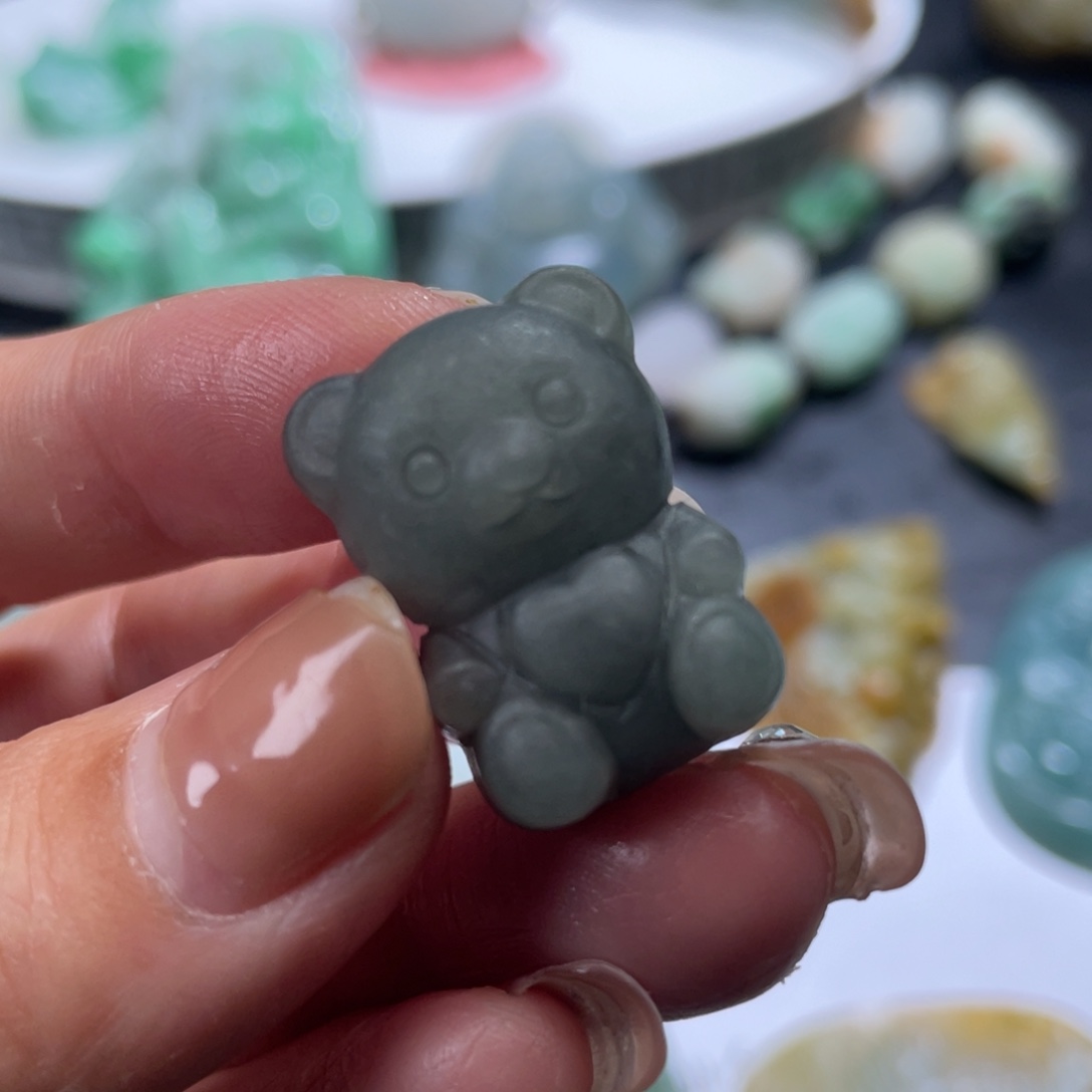 定制翡翠未镶嵌毛货