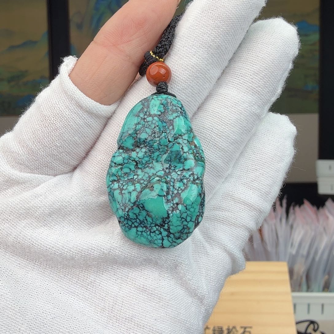 绿松石未镶嵌珠宝奇石