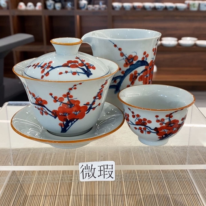 釉下老陶泥手工绘制