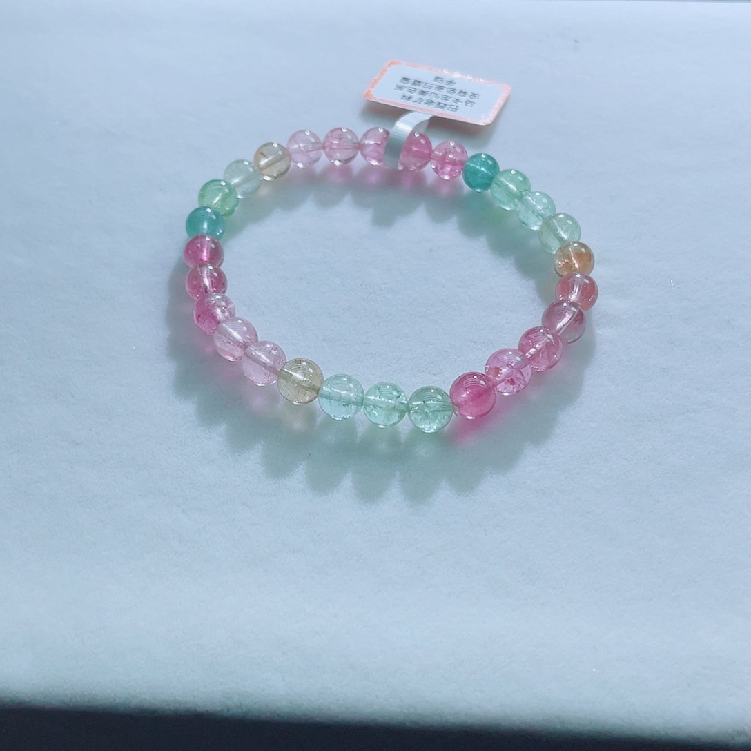 手链未镶嵌碧玺6.7mm左右