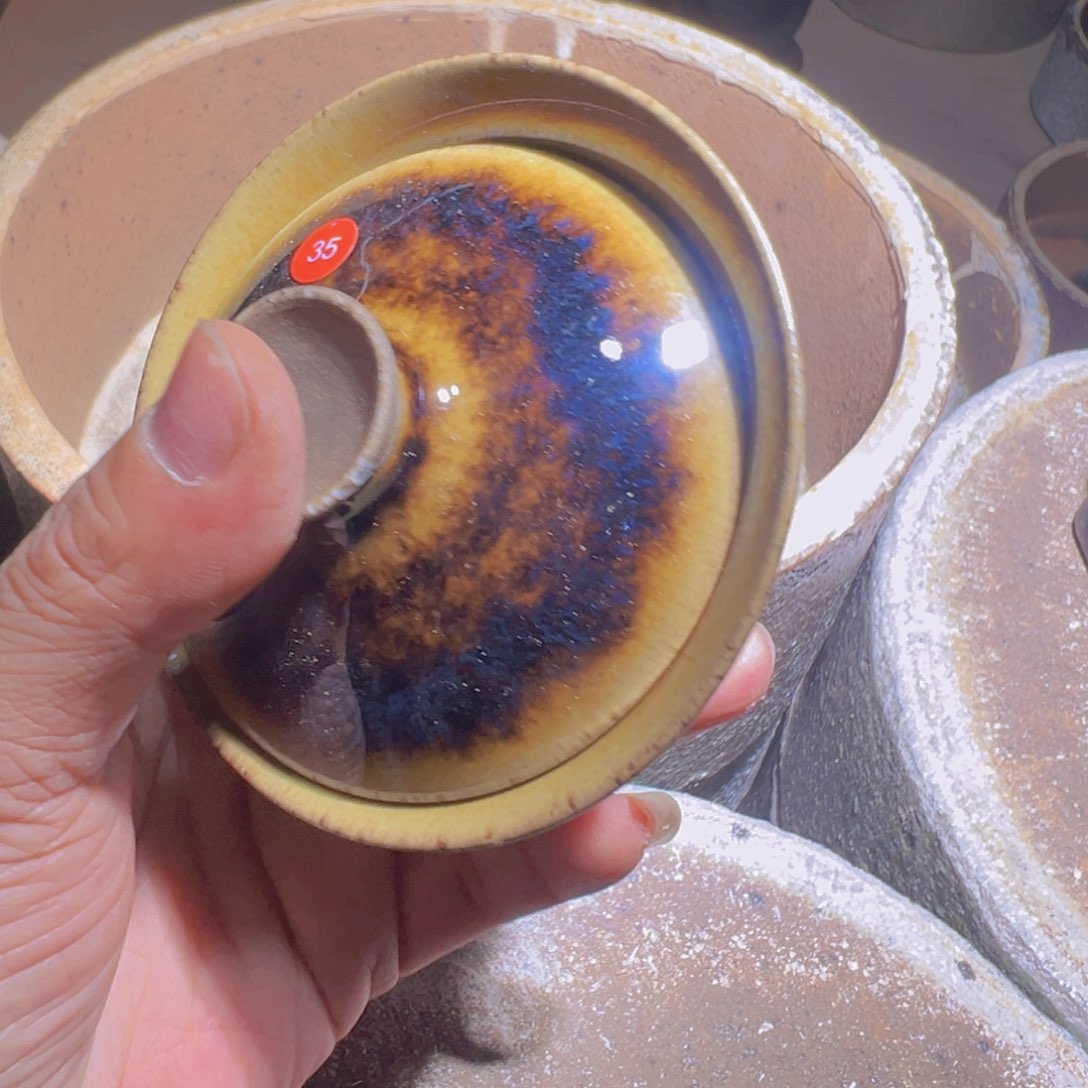 茶盏35 建窑建盏奇飞窑