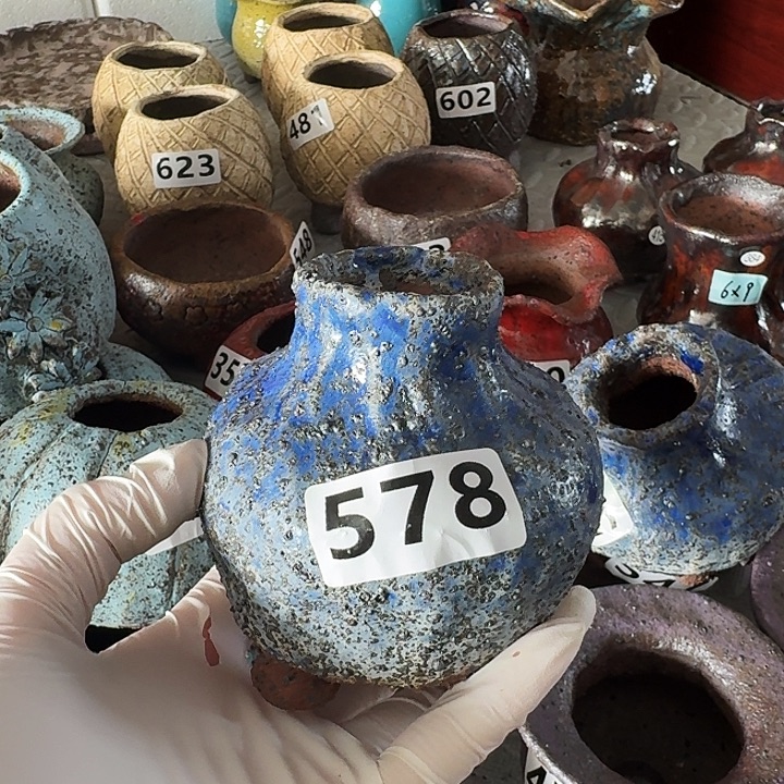 笑***6内口3高9粗陶手工制作