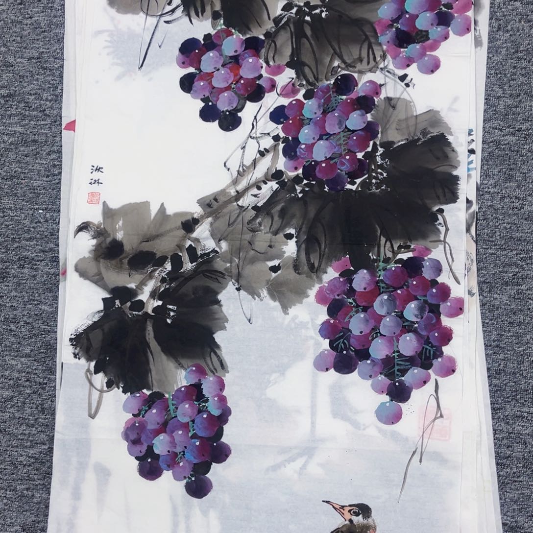 国画绘画沈老师作品100.50