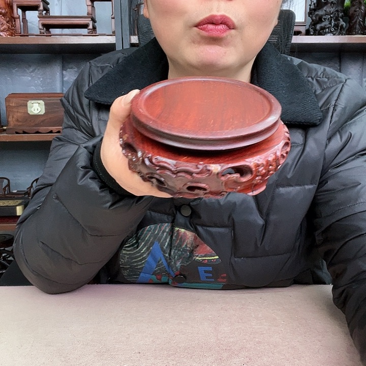乌木类端景台小李子红木工艺品