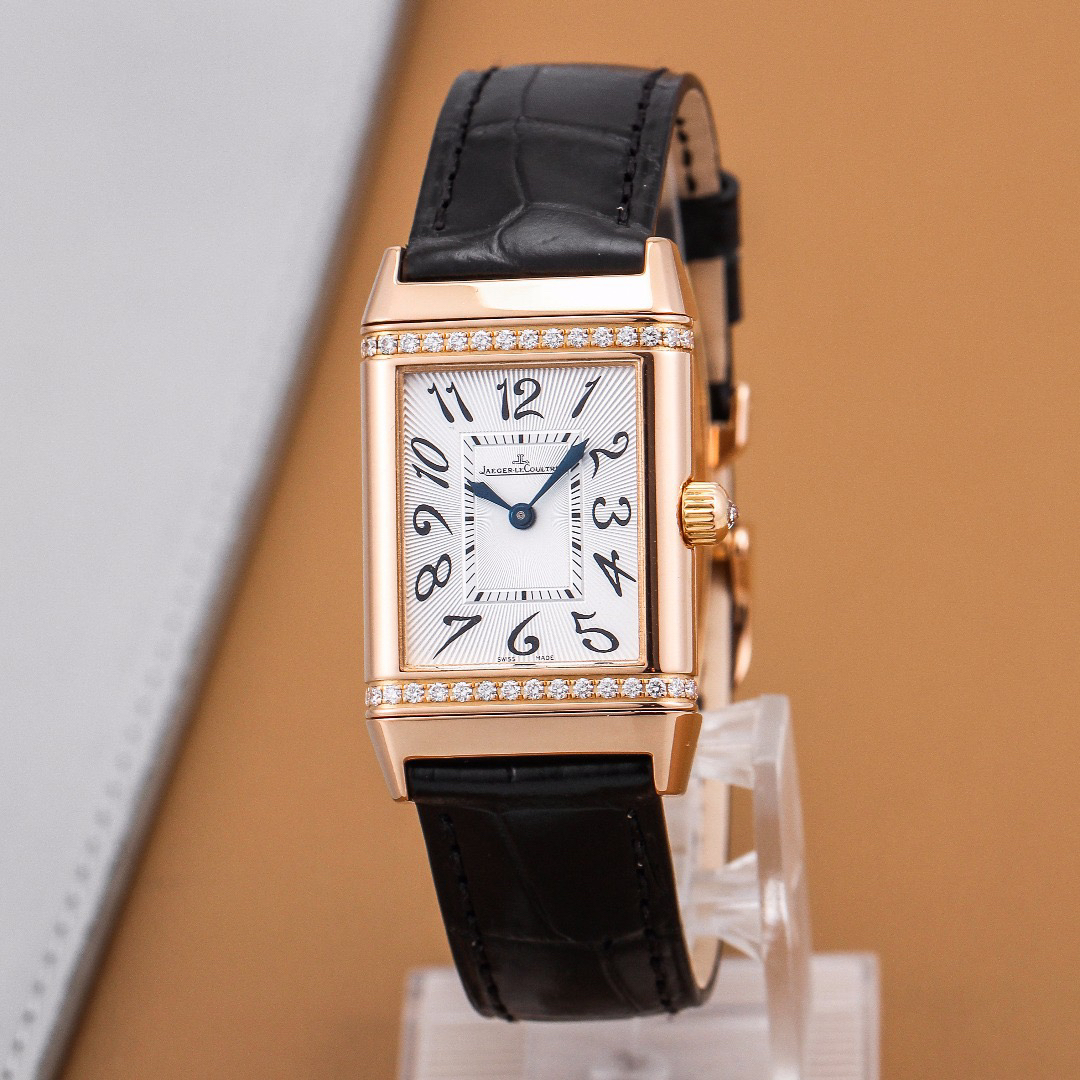 99新 Jaeger-LeCoultre/积家 翻转Q2562402 手动18k金38.5x23双翻