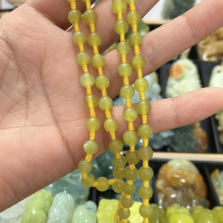 蛇纹石玉链未镶嵌