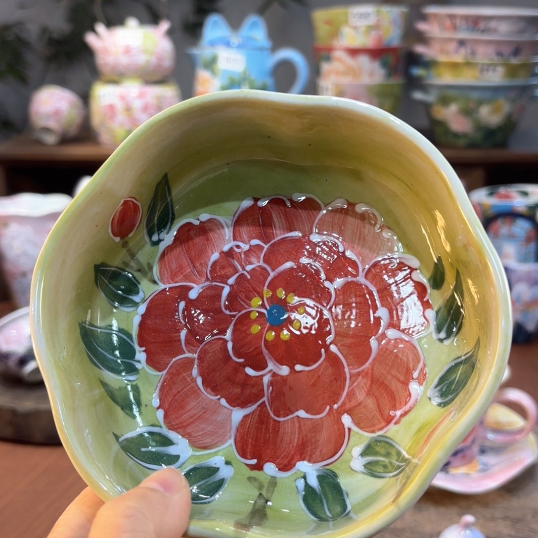 景德镇手绘高温釉下彩陶瓷茶具