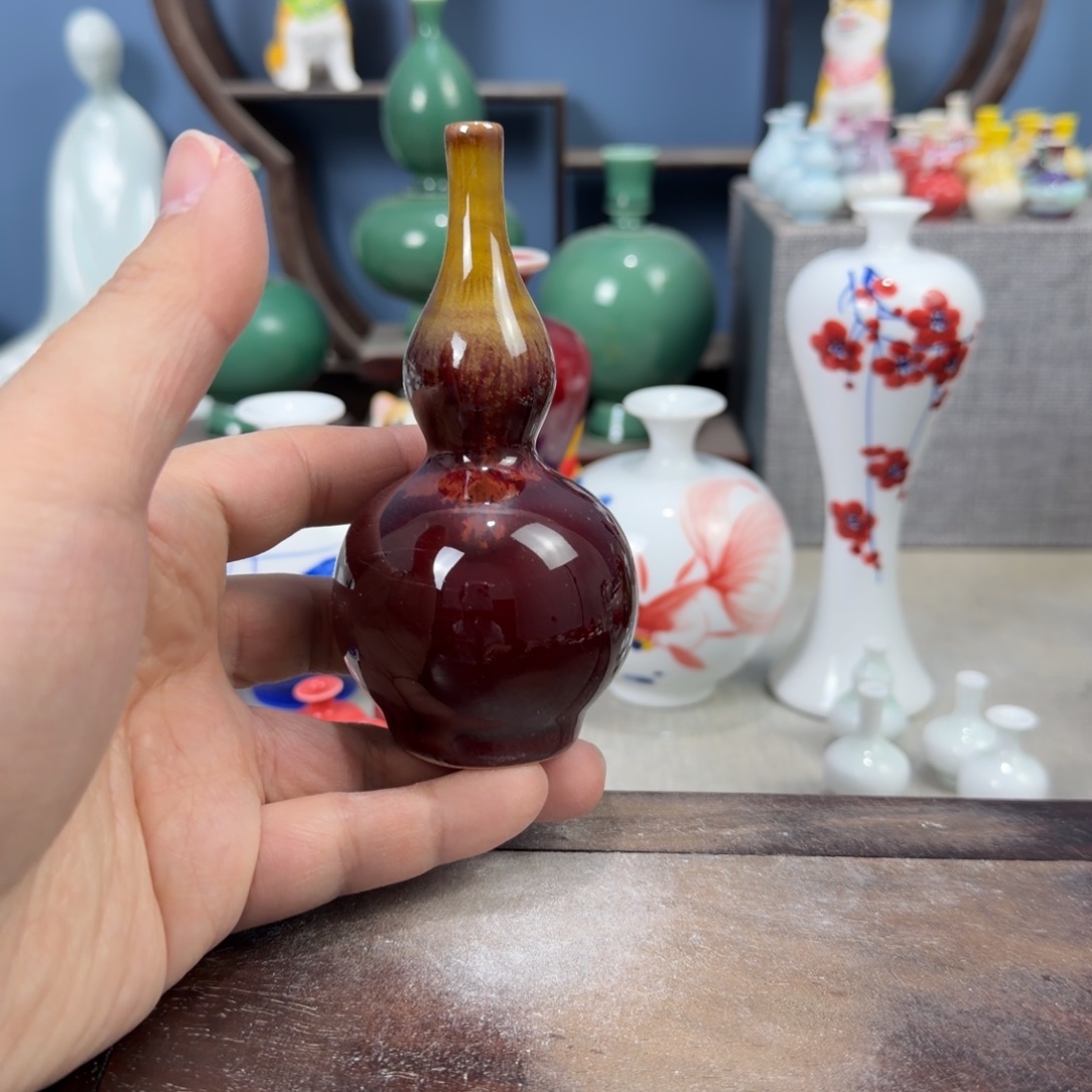 陶瓷手工小花器摆件