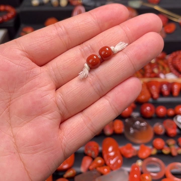 南红玛瑙未镶嵌尺寸7X6