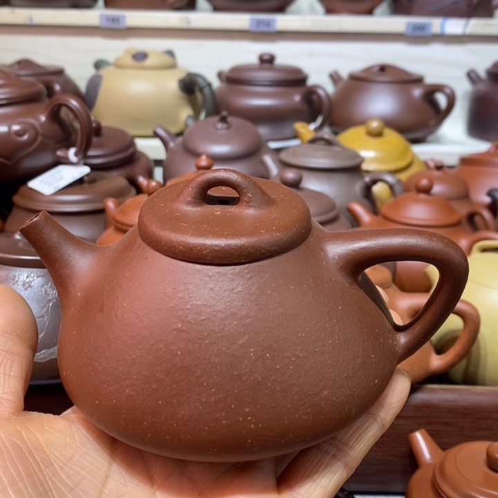 A***灵茶壶紫砂微瑕处理一把