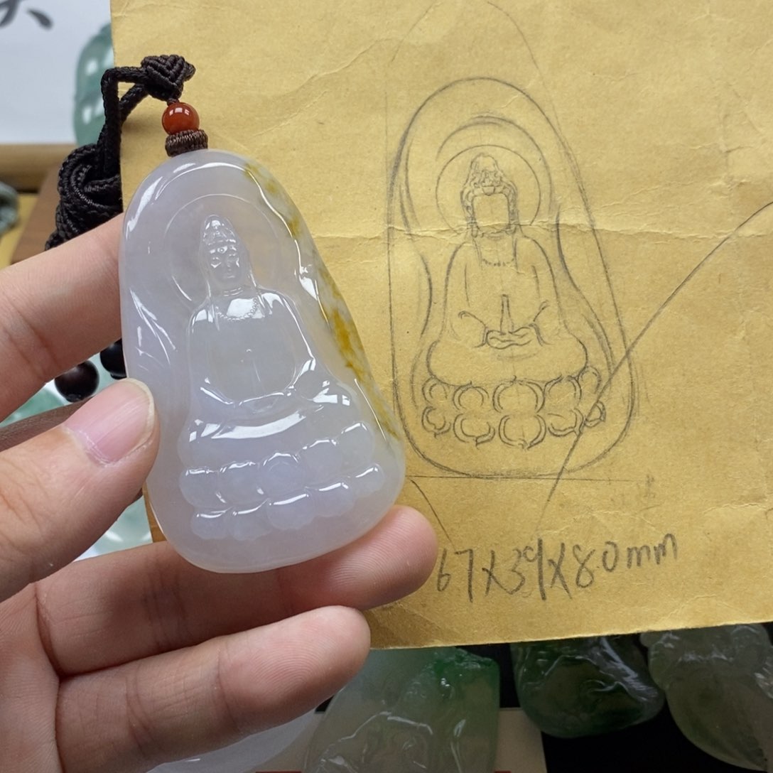 翡翠颈饰未镶嵌童*缅甸翡翠