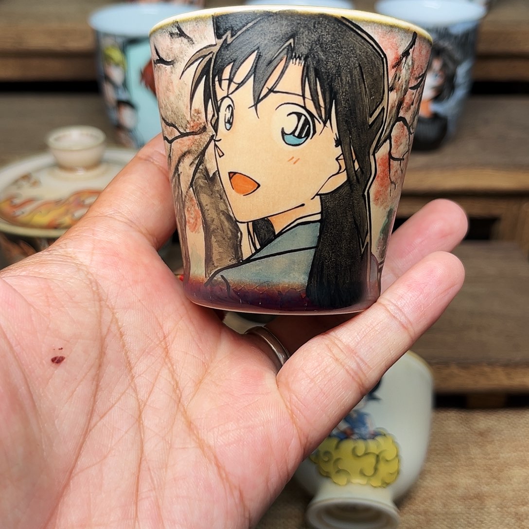 杯景德镇陶瓷手绘主人杯