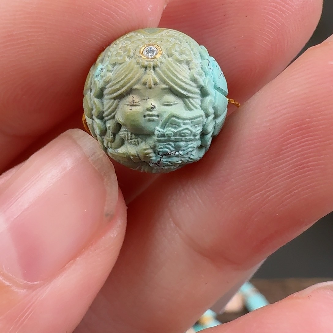 绿松石珠宝奇石未镶嵌