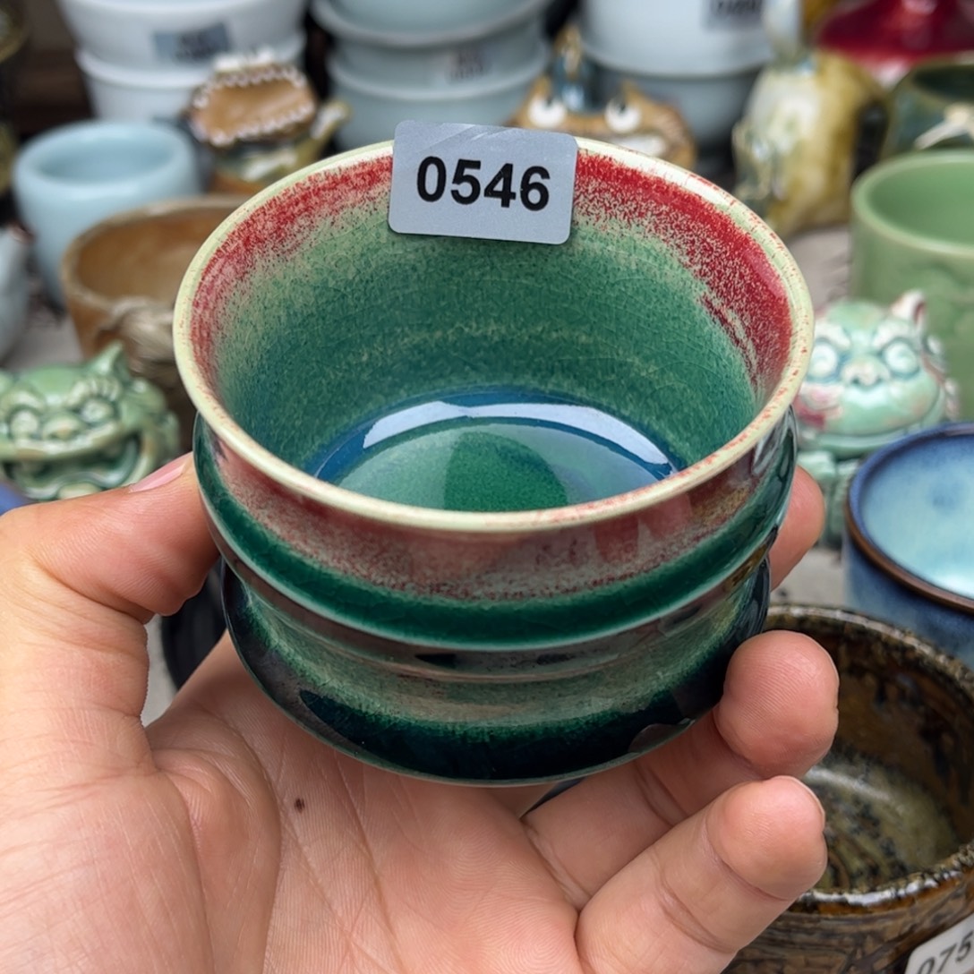 钧瓷杯子窑口自播原矿钧瓷