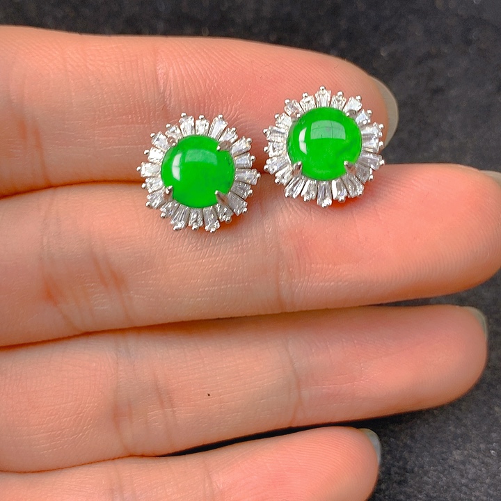 翡翠银S925镶嵌颈饰