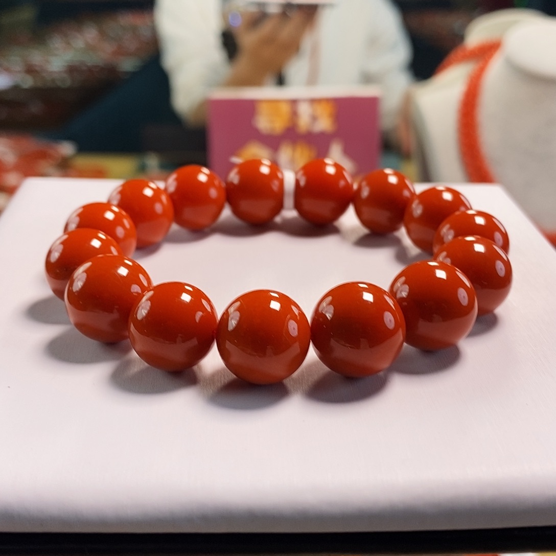 未镶嵌大水沟云端 14mm  多样性发一南红玛瑙