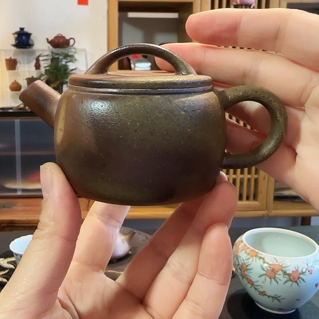 茶***聊茶壶紫砂柴烧汉瓦