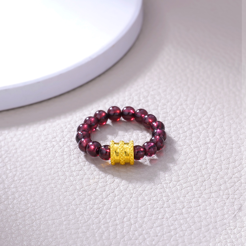 【雷雷专享】足金饰品 石榴石小蛮腰 BP 5012