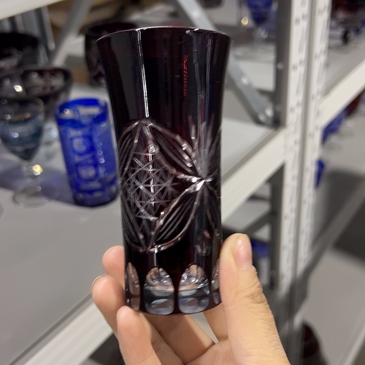 *****平底款水晶玻璃微瑕一个
