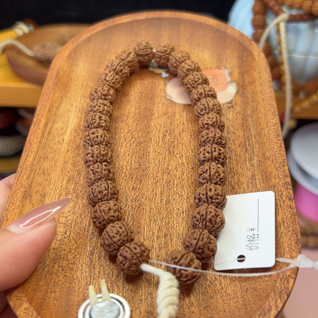 金刚菩提吊坠福利老树王 无孔道黄 11*9