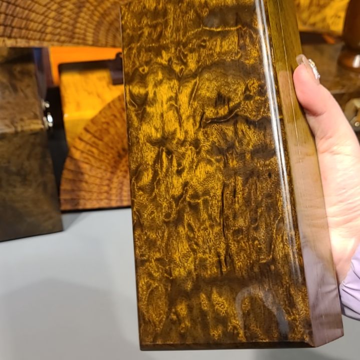 楠木22-10-6.5小叶桢楠乌木金丝楠首饰盒