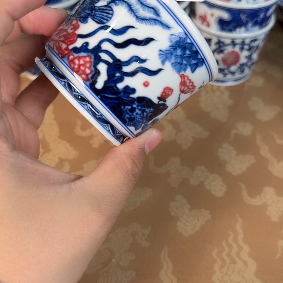 青花釉里红微瑕619