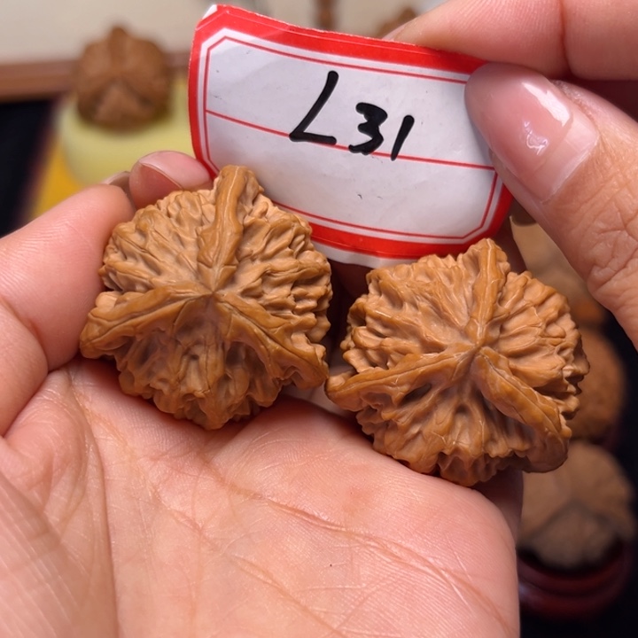 吊坠文玩核桃36全品秦闷奔31