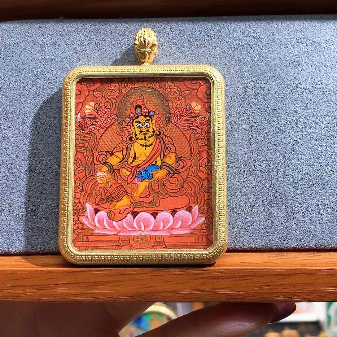 吊坠发****糖般若唐卡非遗传承