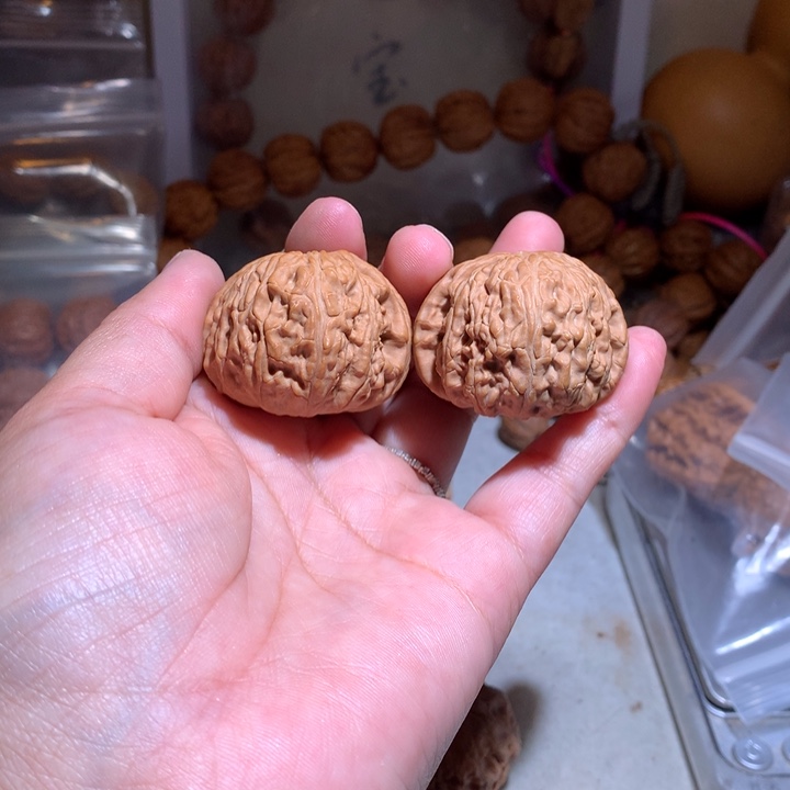 核桃手串/手链@***遂39球白