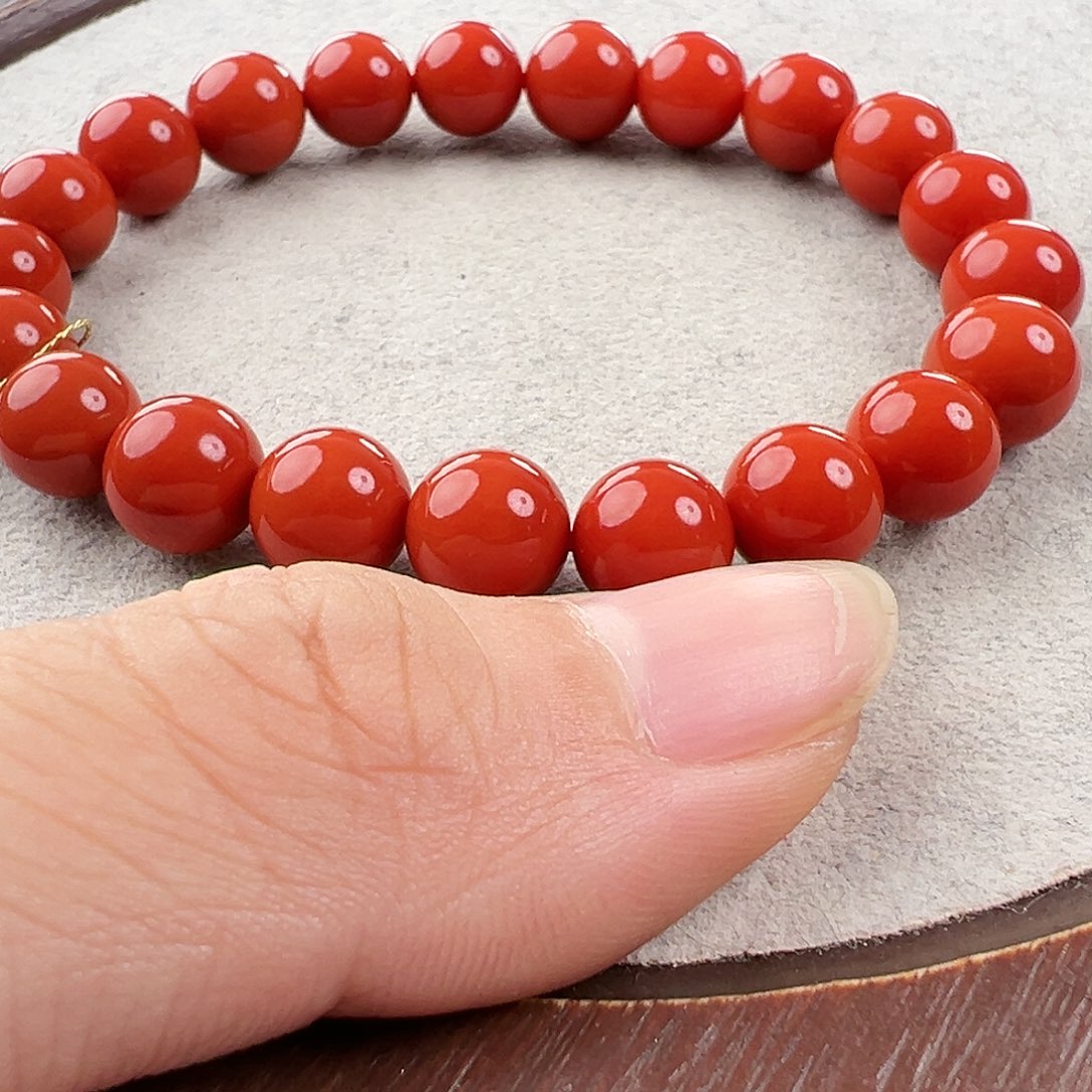 南红玛瑙手串未镶嵌