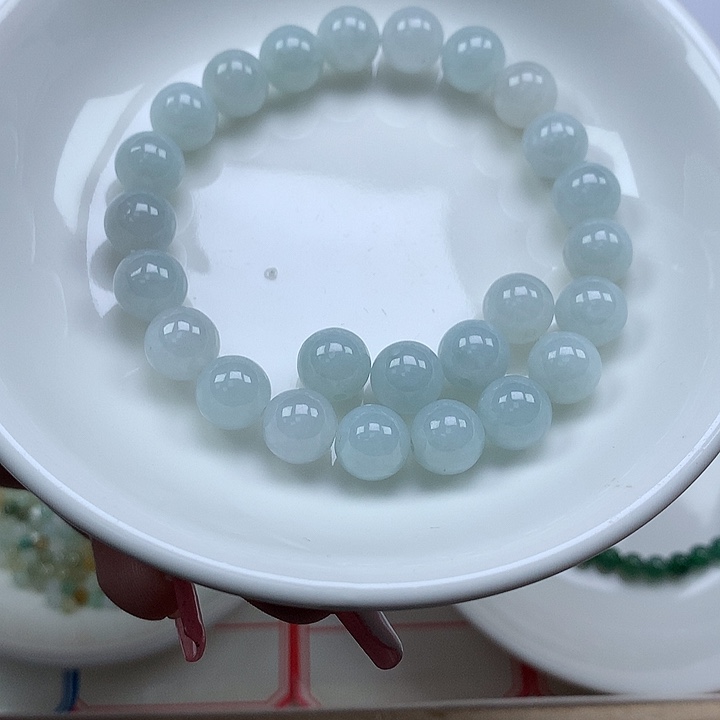 暖***风翡翠未镶嵌手链翡翠