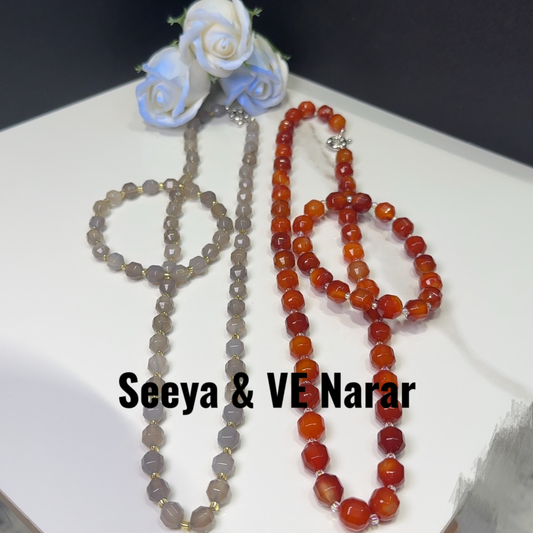 非金属仿水晶项链 Seeya & VE Narar 仿水晶新款项链手链套装 