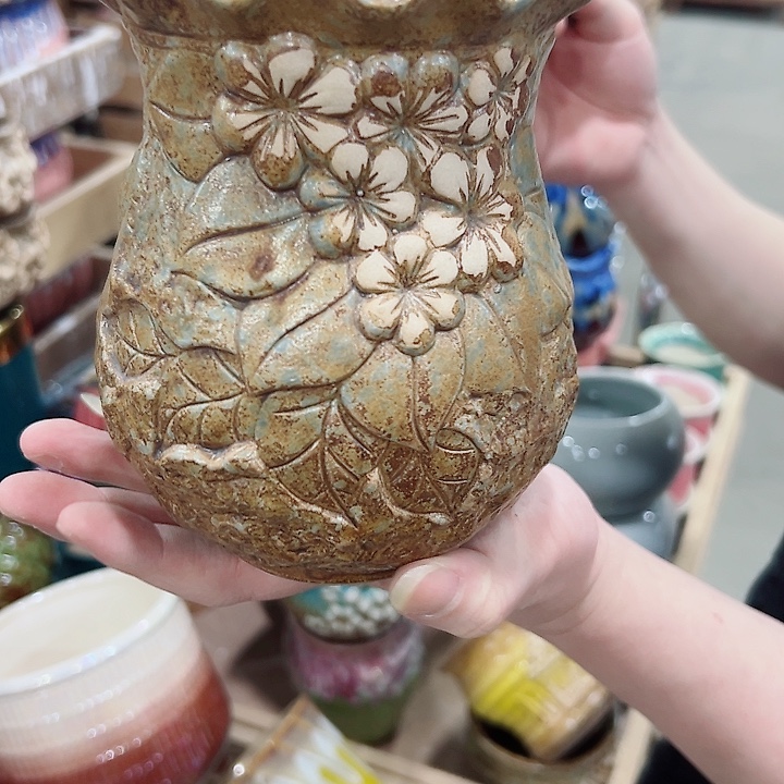 有孔.凑满10元发货多肉陶瓷花盆！