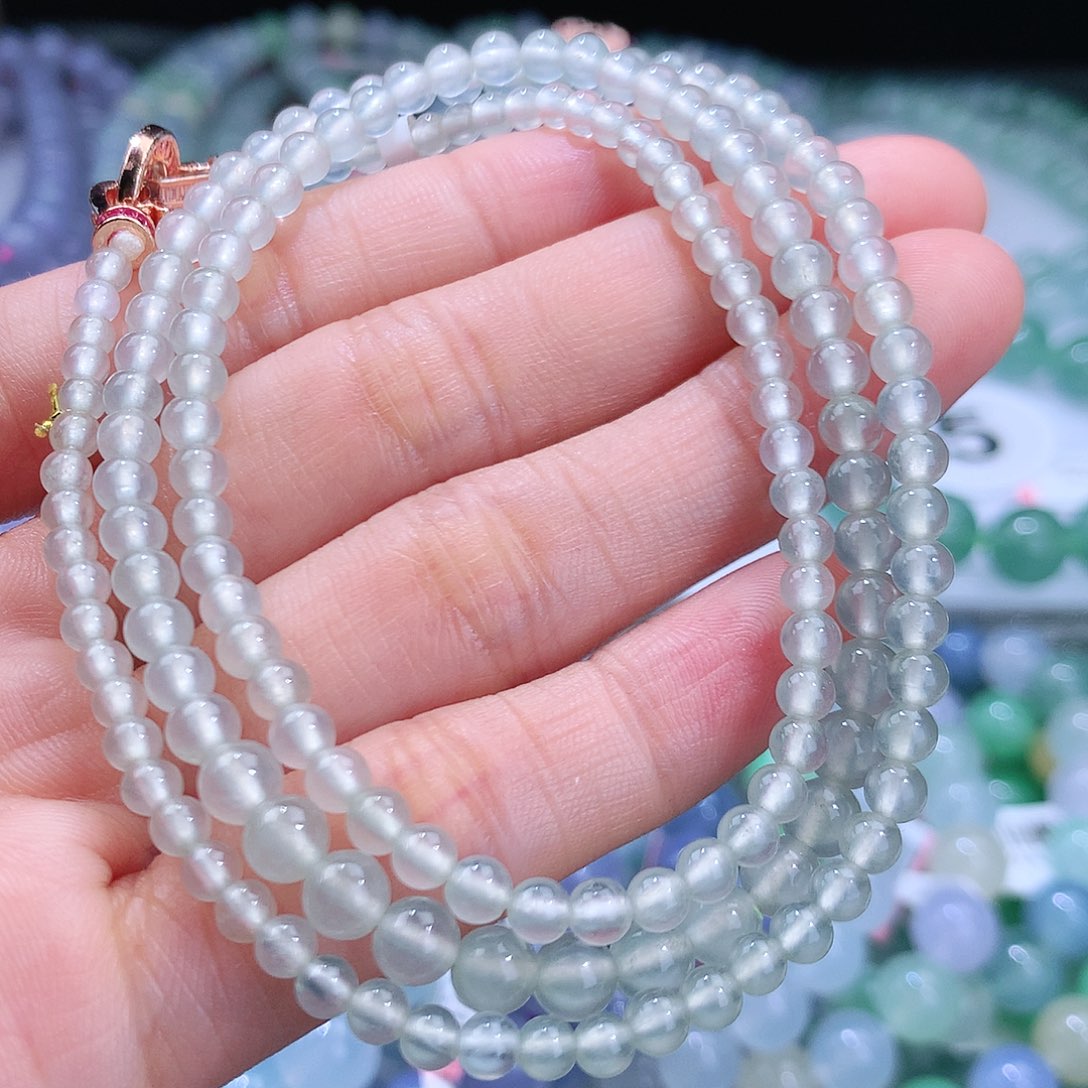 翡翠手链未镶嵌卡3.5-5.3